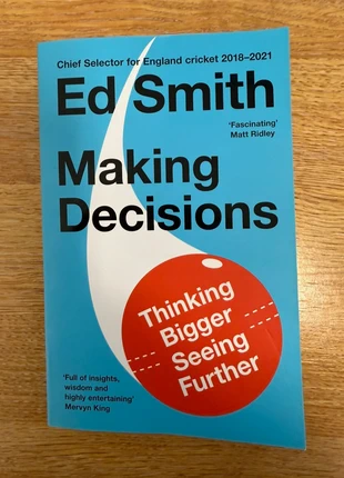 Making Decisions: The book to change how you think about leadership, judgement and decision making, condition: Very good, £3.33, £4.20 includes Buyer Protection Pro