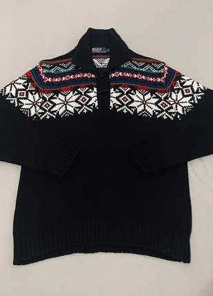 Pull Ralph Lauren Vintage Édition Noël, marque: Ralph Lauren, état: Très bon état, taille: XL, 60,00 €, 63,70 € Protection acheteurs incluse