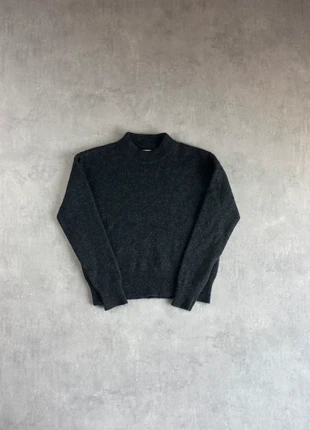 Pull Samsøe Samsøe noir chiné alpaga laine col montant –Taille XS, marke: Samsøe Samsøe, zustand: Sehr gut, größe: XS / 34 / 6, 59,00 €, 62,65 € inklusive Vinted-Käuferschutz