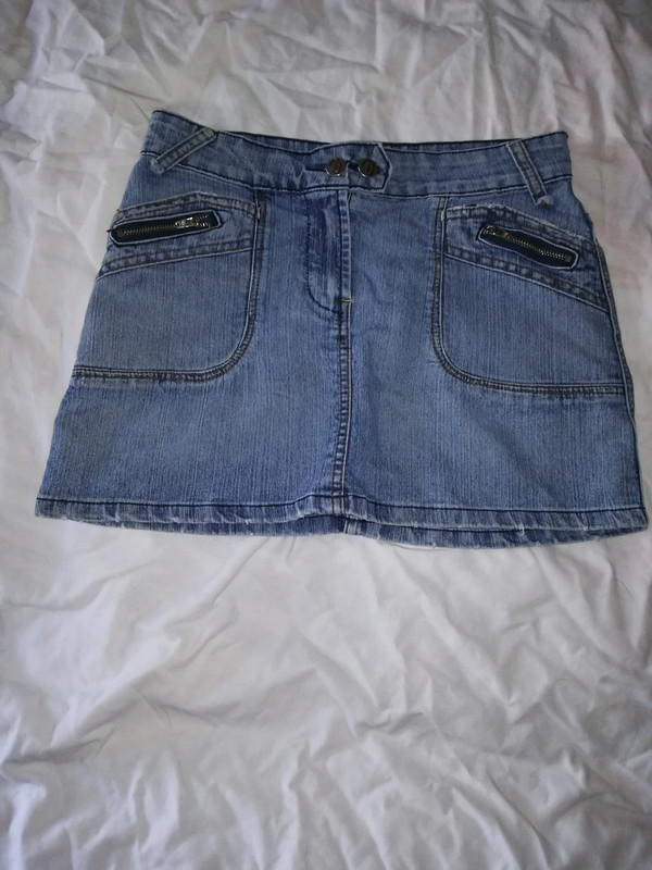 Mini jupe en jeans 1