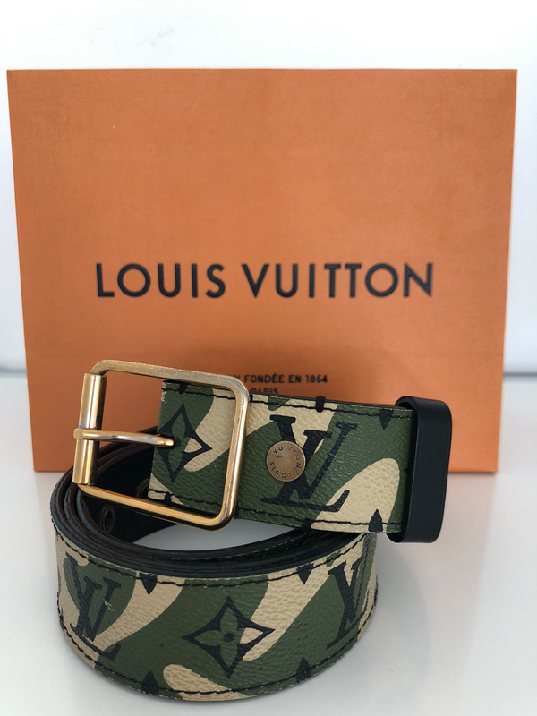 Louis Vuitton x Takashi Murakami Camouflage-Gürtel 2