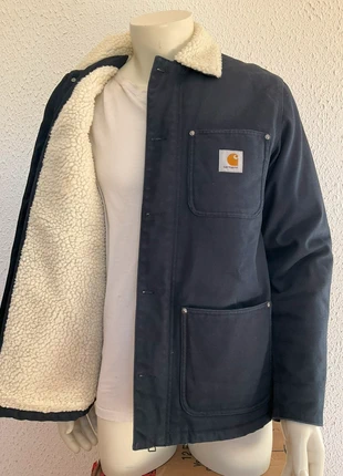 Carhartt Fairmount Coat Sherpa Lined Navy Edition taille M, marque: Carhartt, état: Très bon état, taille: M, 95,00 €, 100,45 € Protection acheteurs (Pro) incluse