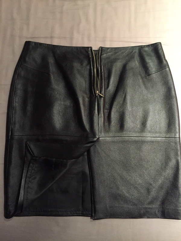 Vinted clearance jupe cuir