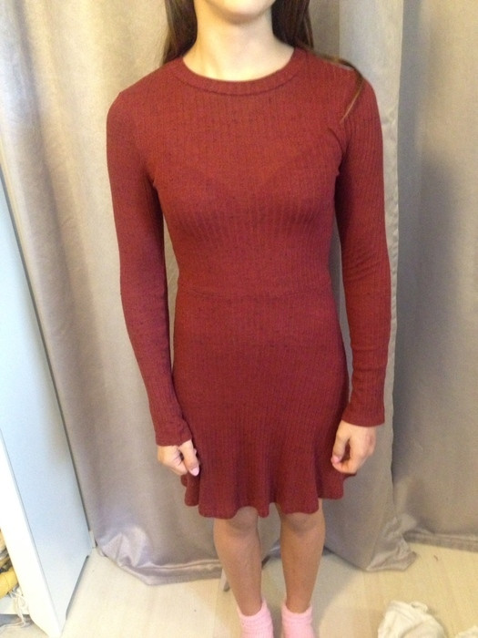 Robe patineuse pull and bear 1