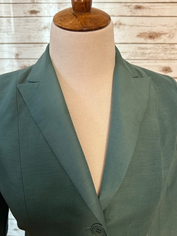 Talbots linen single-breasted blazer Size 4P 2