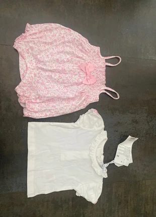 Small new pink white babydress, brand: Zip Zap, condizioni: Nuovo con cartellino, taglia: 1-3 mesi / 56 cm, €2.00, €2.80 include la Protezione acquisti