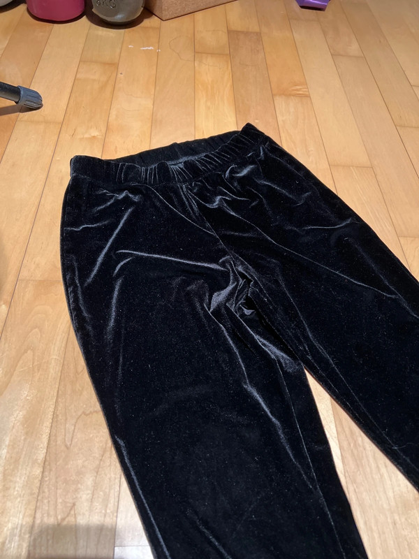 Calzedonia velvet flare trousers 2