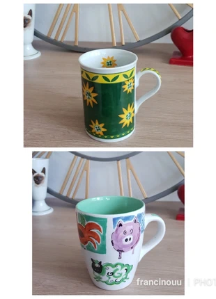 2 Mug - farmville 🚜🌾 et tournesol, brand: Vintage, condition: Very good, €5.00, €5.95 includes Buyer Protection Pro