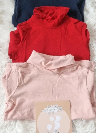 Lot sous-pull manches longues col roulé - 3 ans - Kiabi, brand: Kiabi, condition: New without tags, size: 3 years / 98 cm, €7.50, €8.58 includes Buyer Protection