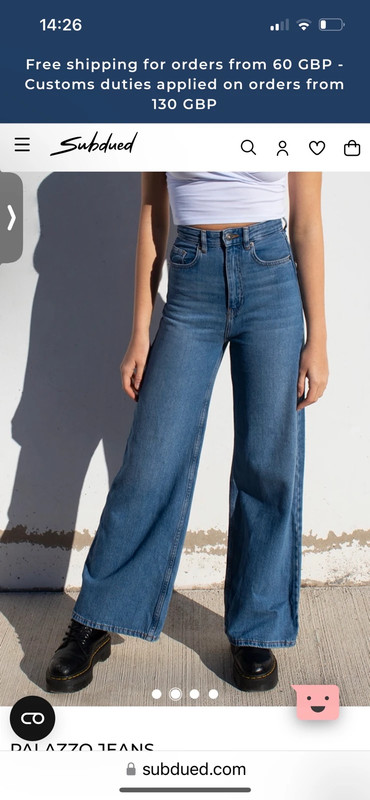 Subdued Palazzo Jeans