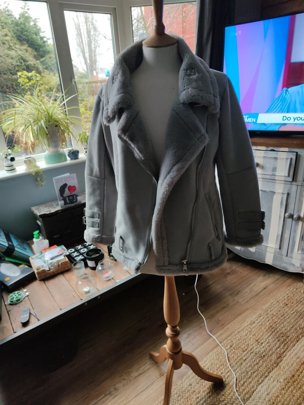 Pale grey store jacket