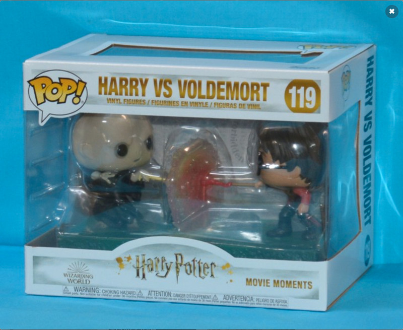 Funko- Pop Moment Potter-Harry VS Voldemort 48070