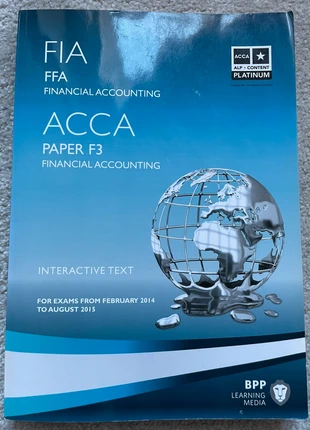 ACCA Paper F3 financial accounting - interactive text, condition: Very good, £13.50, £14.88 includes Buyer Protection