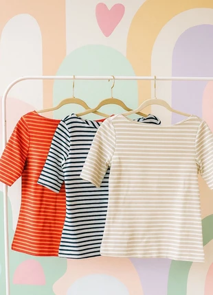 Lot de 4 hauts marinière esprit xs/34 très bon état dressing capsule, brand: Esprit, condition: Very good, size: XS / 34 / 6, €24.99, €26.94 includes Buyer Protection