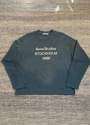 T-shirt Acne Studios manches longues – bleu pétrole foncé – taille S, marca: Acne Studios, estado: Muy bueno, tamaño: S, 70,00 €, 74,20 € Protección al comprador incluida