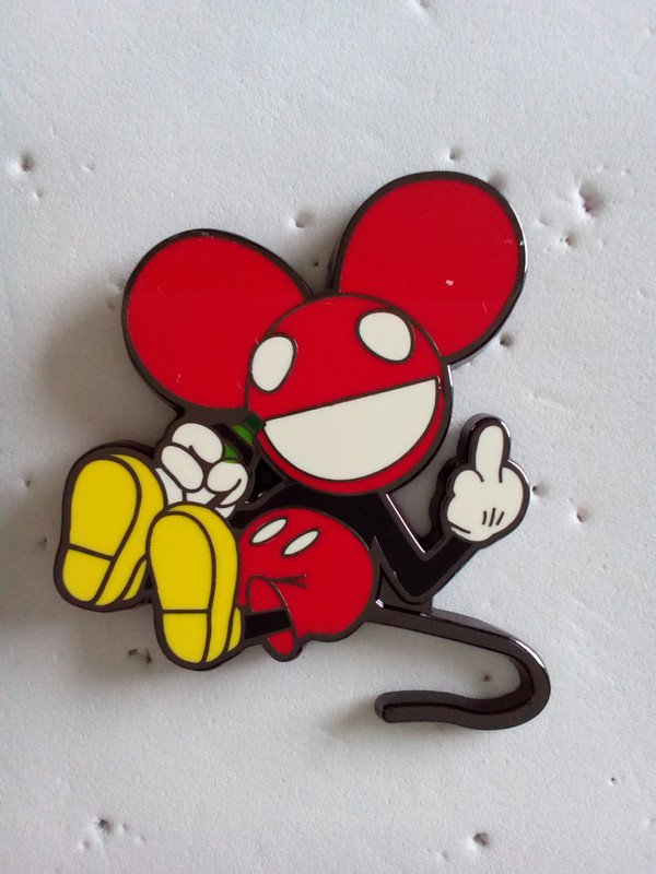 DJ Deadmau5 Dead Mouse Enamel Metal Pin Alfinete de Metal Esmaltado | Vinted