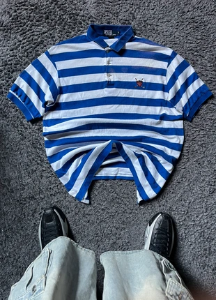 Polo Vintage Ralph Lauren Striped Polo Shirt - Size L, Classic & Stylish! 💙, brand: Ralph Lauren, condizioni: Ottime, taglia: L, €17.00, €18.55 include la Protezione acquisti