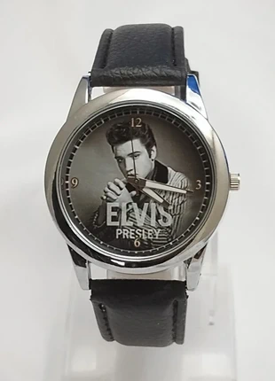 Wrist watch with image of Elvis Presley, brand: NO LABEL, condition: New without tags, size: One size, £8.95, £10.10 includes Buyer Protection