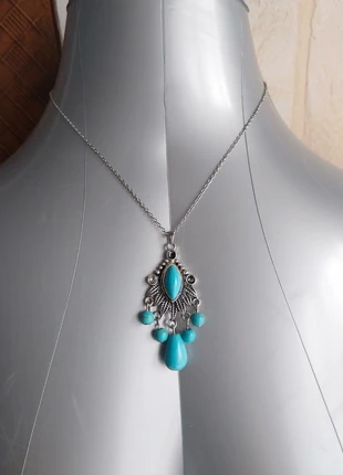 Chaîne en acier inoxydable avec pendentif, condition: Very good, €3.50, €4.38 includes Buyer Protection Pro