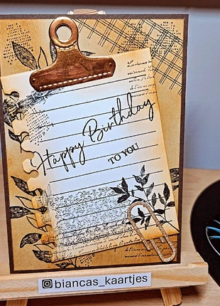 Handgemaakte kaart, merk: Stampin' Up!, staat: Nieuw met prijskaartje, € 2,25, € 3,06 inclusief Kopersbescherming