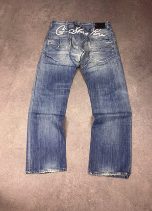 Gstar Straight/Baggyjeans Hellblau mit crazy Backdesign Größe 34/34 fittet L, marque: G-Star, état: Très bon état, taille: L, 74,90 €, 79,35 € Protection acheteurs incluse