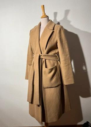 Long manteau marron trench d’hiver avec laine, marque: Pimkie, état: Bon état, taille: M / 38 / 10, 13,00 €, 14,35 € Protection acheteurs incluse