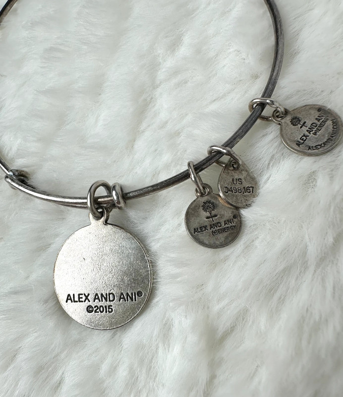 Alex and Ani “Because I Love You” Charm Bangle 4