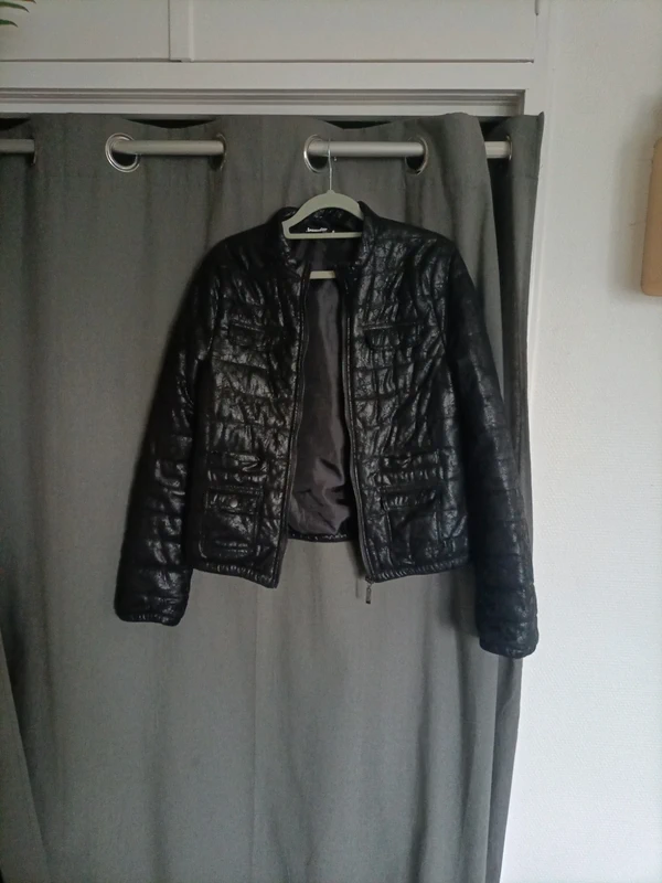 Blouson bombers court noir - photo numéro 5