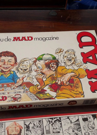 jeu de société (jeu de plateau) : le jeu de  mad magazine  ( 2 à 4  joueurs - 10 ans & adultes )