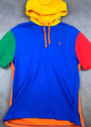 T-shirt à capuche multicolore Ralph Lauren logo rouge taille S homme, marke: Ralph Lauren, zustand: Sehr gut, größe: S, 22,00 €, 23,80 € inklusive Vinted-Käuferschutz