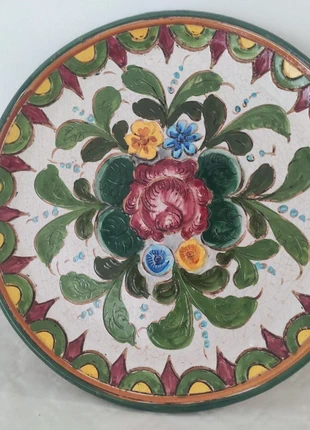 Piatto da parete in ceramica artigianale, marke: Made In Italy, zustand: Sehr gut, 30,00 €, 32,20 € inklusive Vinted-Käuferschutz