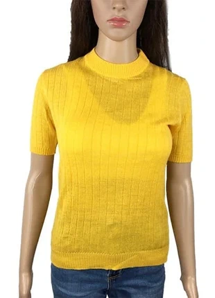 Pull moulant jaune bouton d'or col montant femme - Taille 36, marque: sans marque, état: Très bon état, taille: S / 36 / 8, 7,00 €, 8,05 € Protection acheteurs (Pro) incluse