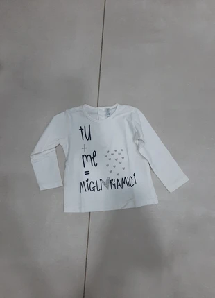 Maglietta in cotone, marca: IDEXE', estado: Muy bueno, tamaño: 6-9 meses / 68 cm, 1,00 €, 1,75 € Protección al comprador incluida