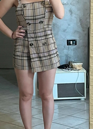 Vestitino a quadri stile trench - taglia M, marque: Tally Weijl, état: Très bon état, taille: M / 38 / 10, 8,00 €, 9,10 € Protection acheteurs incluse