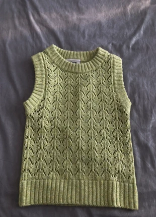 Pull sans manches vert pastel MONKL, brand: Monki, condizioni: Nuovo senza cartellino, taglia: XXS / IT 36 / EU 32, €8.00, €9.10 include la Protezione acquisti