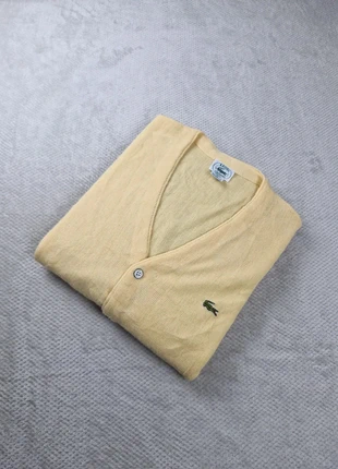 Cardigan IZOD Lacoste Vintage – Made in USA – Jaune pastel – Taille XL, marque: Lacoste, état: Très bon état, taille: XL, 25,00 €, 26,95 € Protection acheteurs incluse