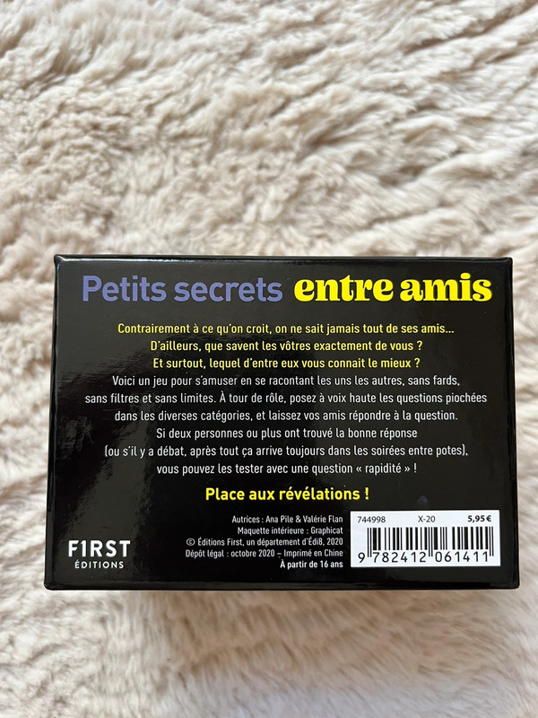 Petits Secrets Entre Amis le Jeu