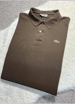 Polo Lacoste manches longues beige sable 343N, brand: Lacoste, condizioni: Ottime, taglia: XL, €18.00, €19.60 include la Protezione acquisti Pro