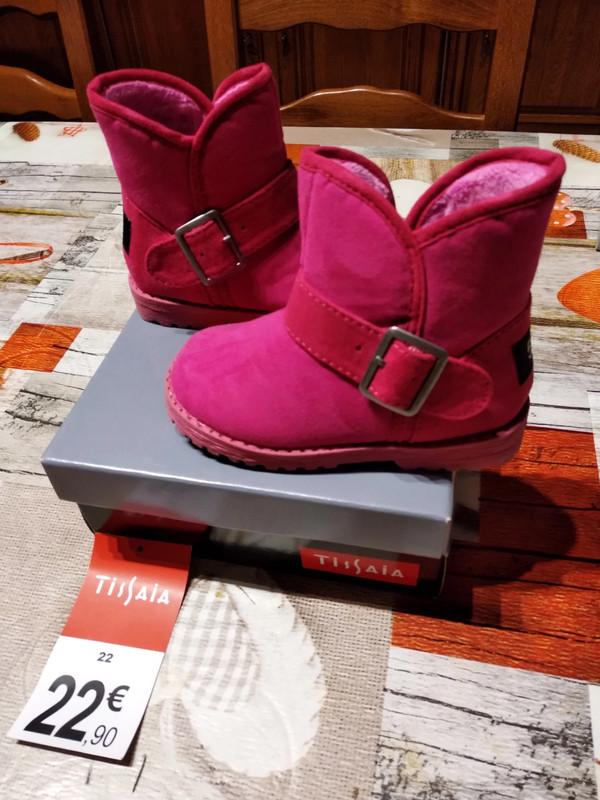 Jolies bottines fushia Vinted