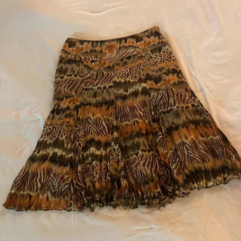 Christopher and Banks Animal Print Skirt cottagecore 2