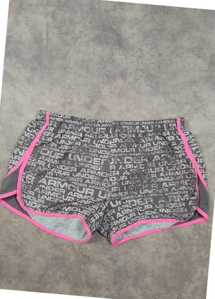 Short de sport under armour femme gris et rose taille L en polyester sans poches, marca: Under Armour, estado: Muy bueno, tamaño: L / 40 / 12, 7,90 €, 9,00 € Protección al comprador incluida