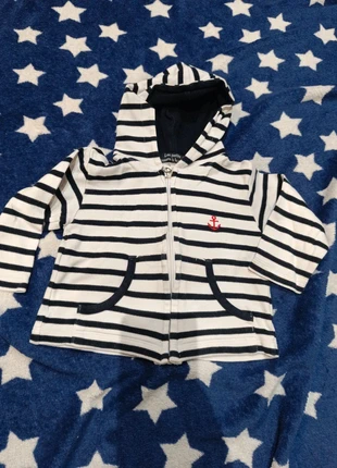 Gilet marin 12mois, marque: Les Petits Coeurs à La Mer, état: Bon état, taille: 9-12 mois / 74 cm, 2,00 €, 2,80 € Protection acheteurs incluse