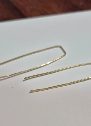 Boucles d'oreilles minimalistes dorées, marque: ociel, état: Neuf sans étiquette, 16,00 €, 17,50 € Protection acheteurs incluse