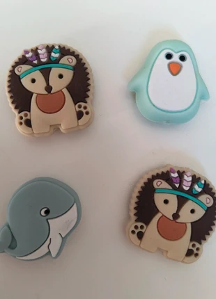 Lot perles silicones animaux, merk: Perles à croquer, staat: Als nieuw, € 3,00, € 3,85 inclusief Kopersbescherming