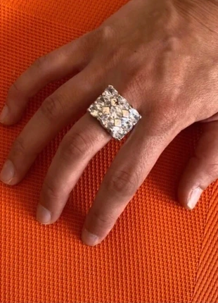 Bague brillante, brand: Creatrice, condition: Very good, size: 19 mm Ø, €16.00, €17.50 includes Buyer Protection