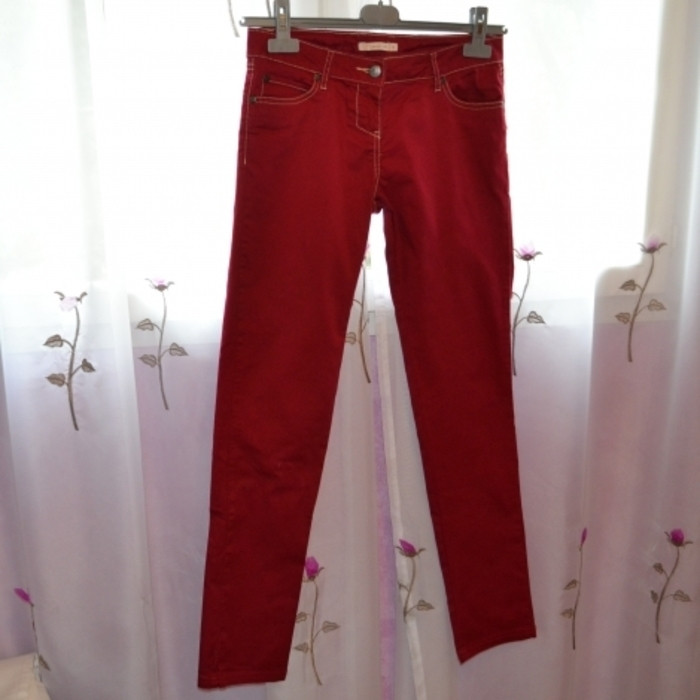 Pantalon Femme Rouge grenat 1