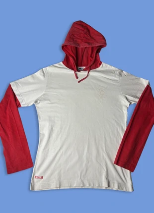 AVIA White Red Vintage Long sleeve hooded shirt Olympic games , marque: Avia, état: Bon état, taille: L, 3,00 €, 3,85 € Protection acheteurs incluse