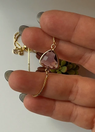 Armband wijnrode bedel, merk: Lily Marigold Creations, staat: Nieuw zonder prijskaartje, € 12,00, € 13,30 inclusief Kopersbescherming