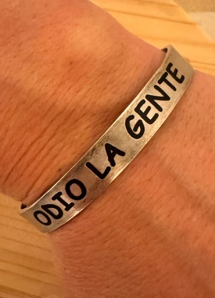 Bracciale Argento 925 odio la gente, marque: 4 fun, état: Bon état, 19,00 €, 20,65 € Protection acheteurs incluse