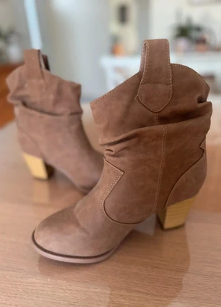 Bottines western camel – Pointure 37, condition: Very good, size: 37, €13.90, €15.30 includes Buyer Protection